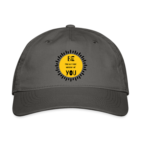 SAMPLE 1-sided: Organic Baseball Cap - charcoal