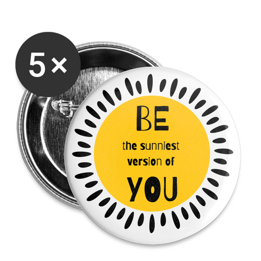 SAMPLE: Buttons large 2.2'' (5-pack) - white