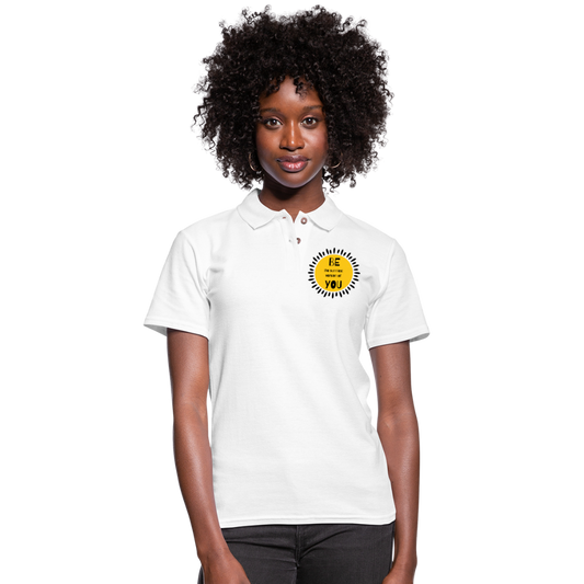 SAMPLE: Women's Pique Polo Shirt - white