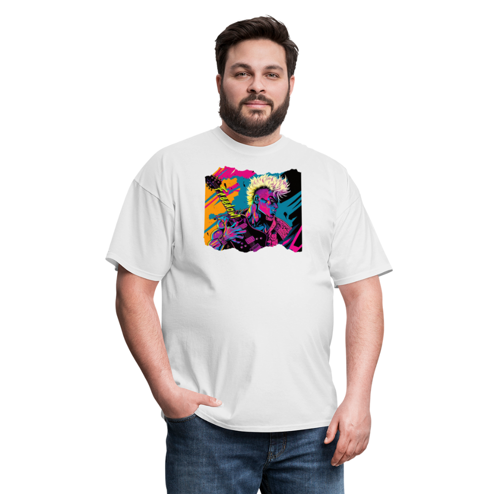Freedom to Rock - Unisex Classic T-Shirt - white