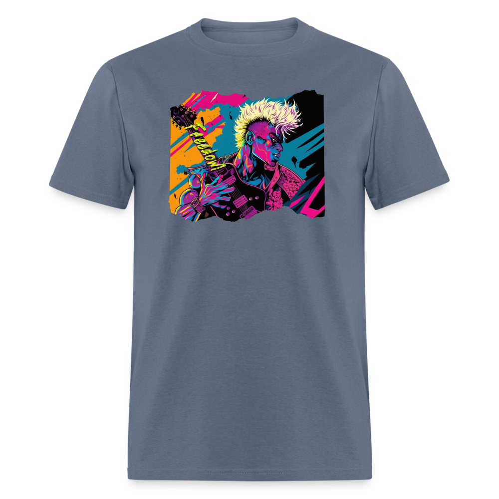 Freedom to Rock - Unisex Classic T-Shirt - denim