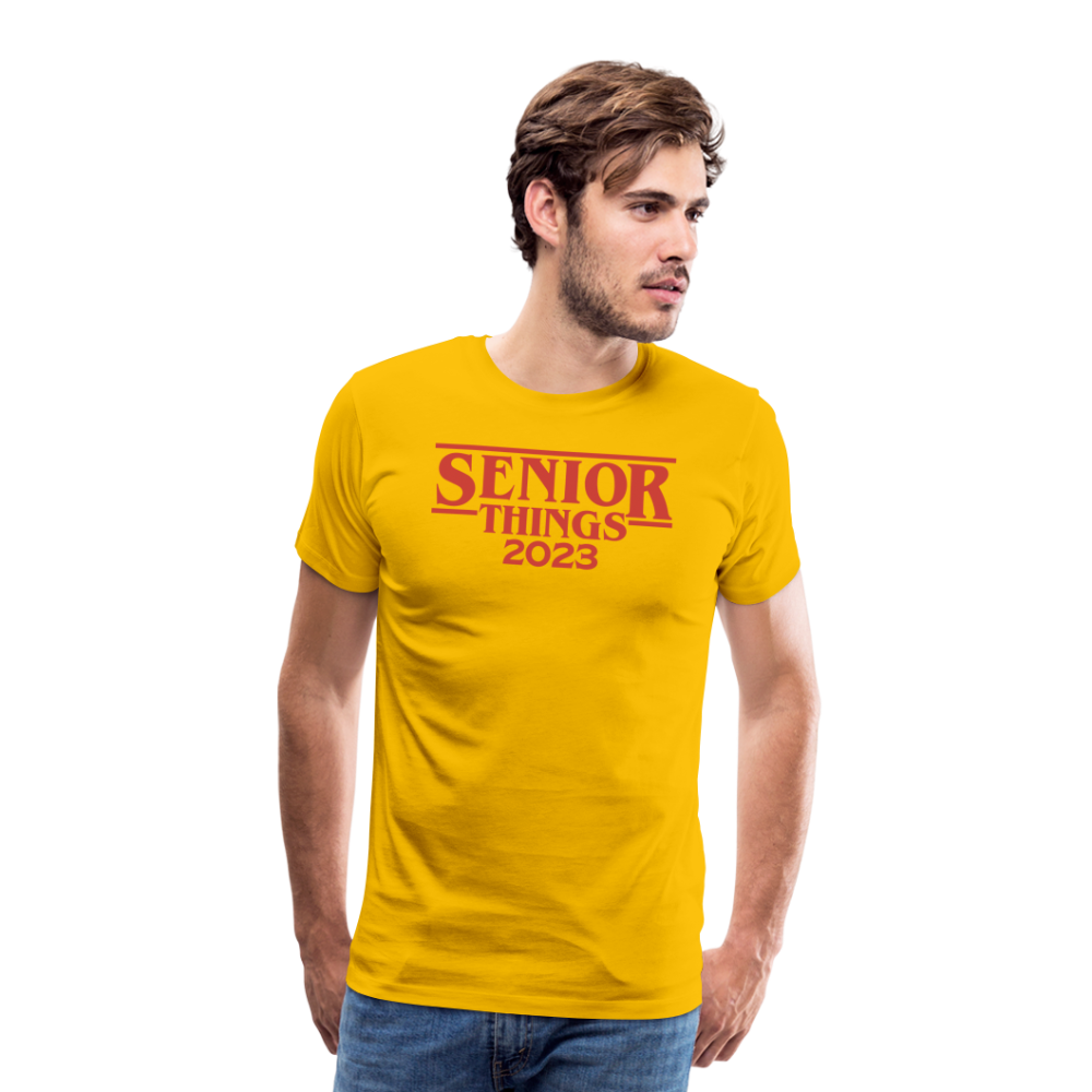 SENIOR Things: Men's Premium T-Shirt - sun yellow