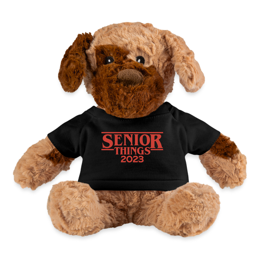 SENIOR Things: Plush Dog - black