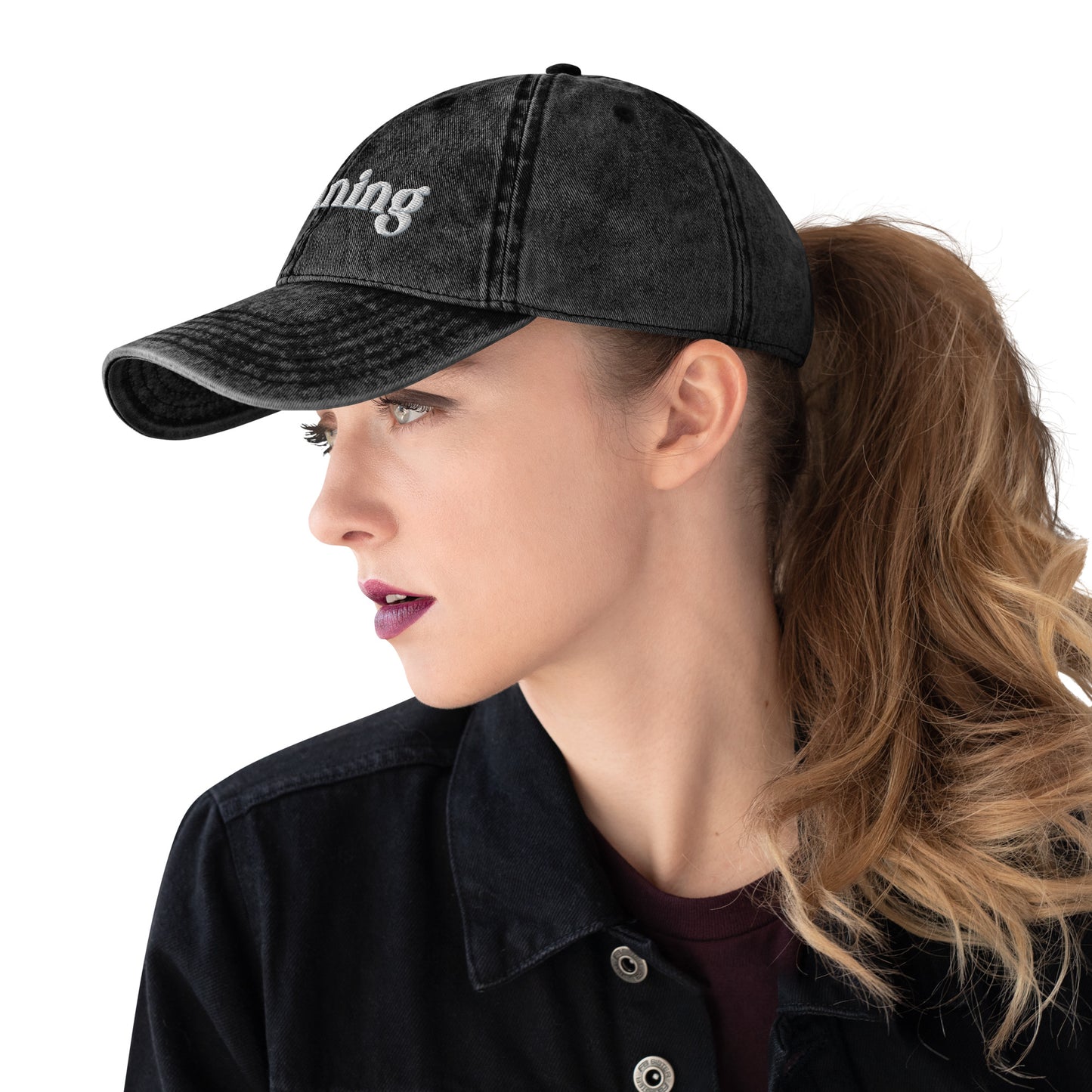 Winning - Embroidered Vintage Cotton Twill Cap