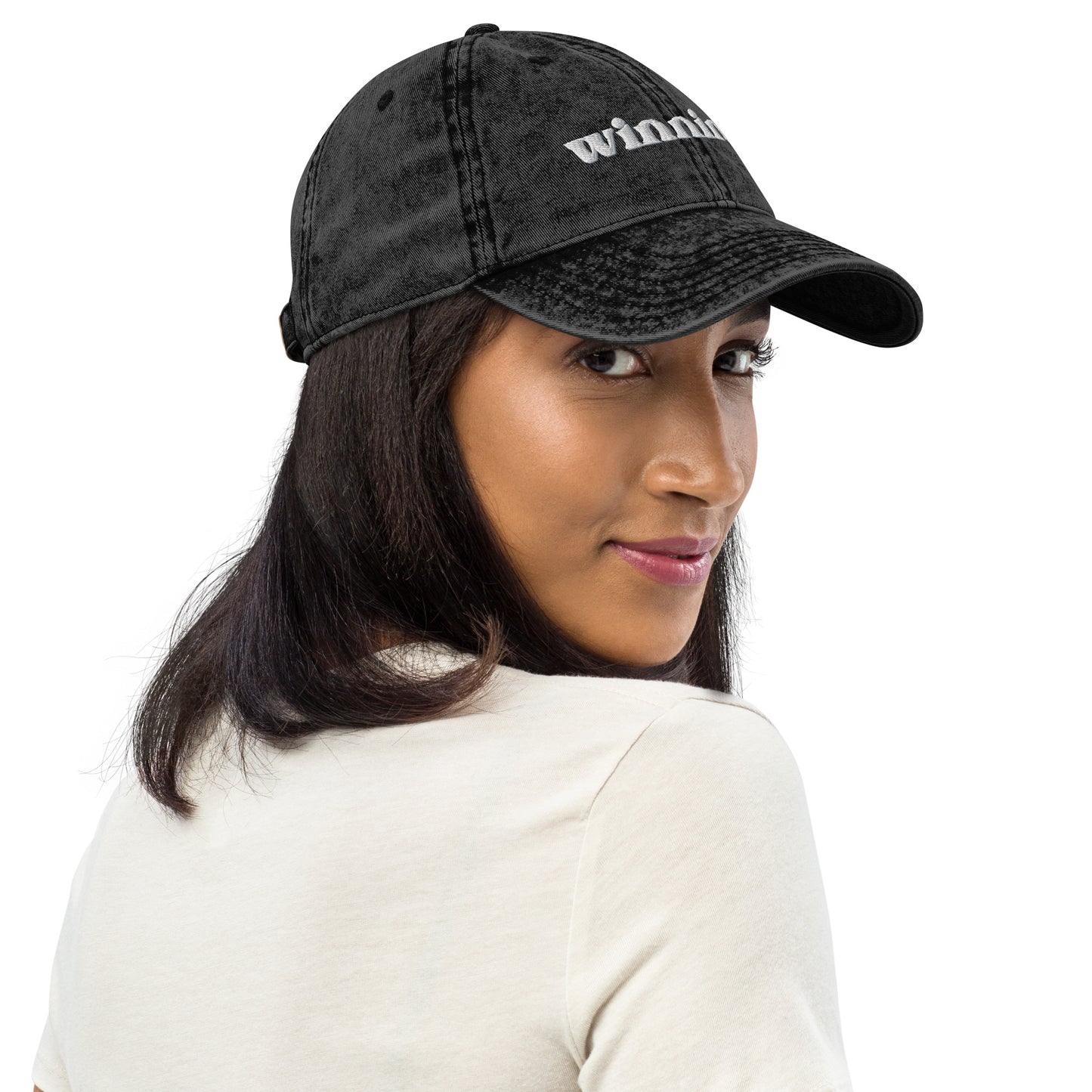 Winning - Embroidered Vintage Cotton Twill Cap