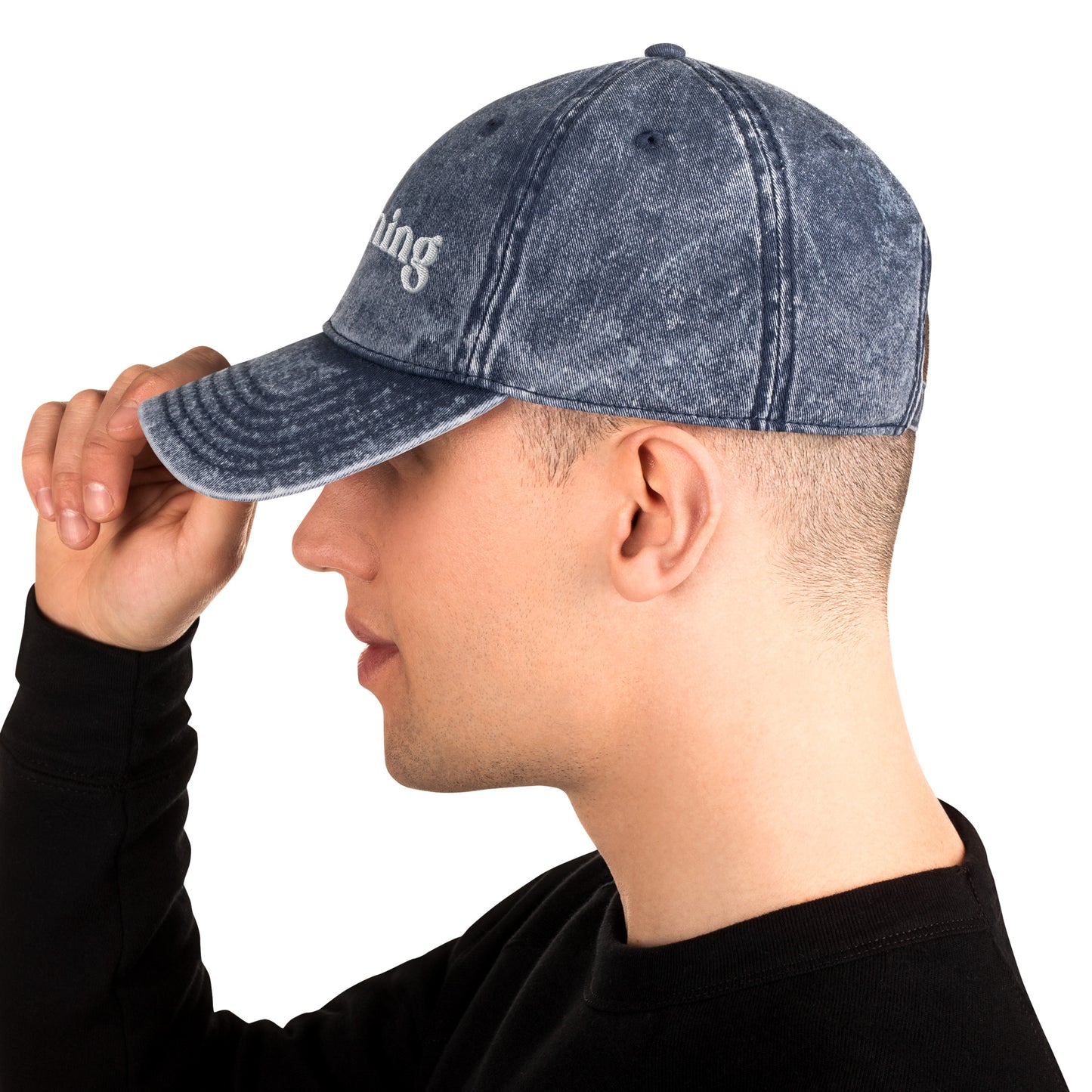 Winning - Embroidered Vintage Cotton Twill Cap